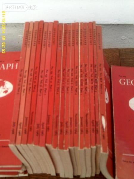 Mayfield Geography magazines, quarterly from 1959-1968, 20 issues.
