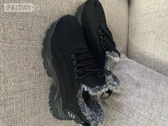 Fur lined trainers 