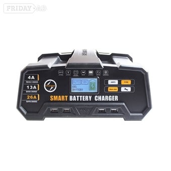 6-Way Protected Smart Battery Charger Built for Reliability