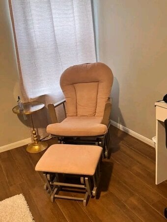 Office table and chair