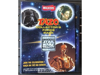 Vintage Walkers Tazo Star Wars Collectors Force Full Set 1996