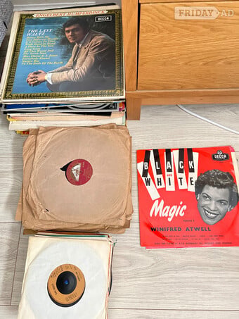 Nearly 100 assorted records