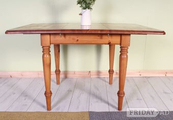 Delivery Options - Farmhouse Pine Extending Table Seats 4 Sturdy
