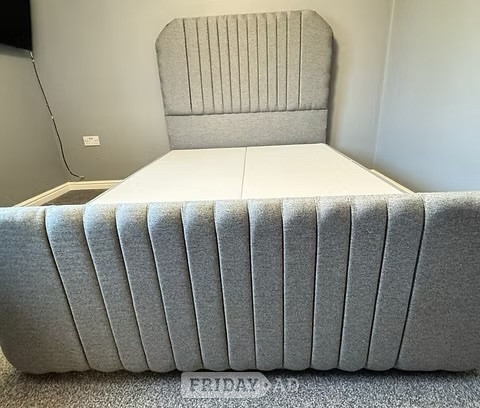 Super King - Global design divan Ottomen with standing Hb and fb in Rotherham