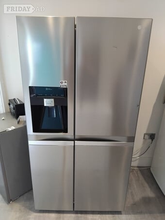 LG American fridge freezer silver (Plumbed) 