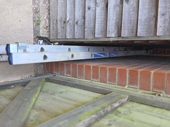 Window cleaners ladders