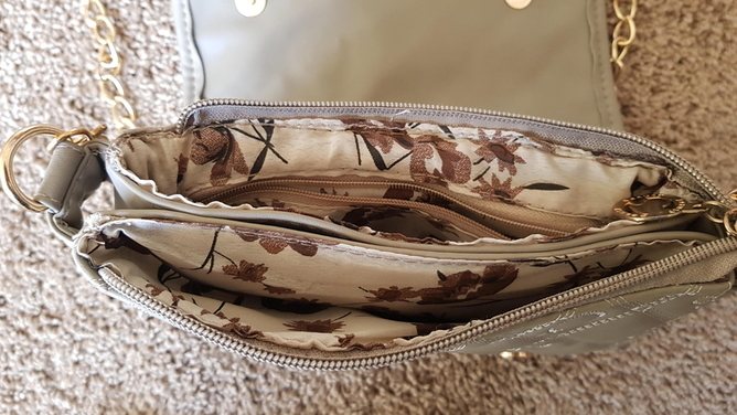 Ladies grey evening shoulder or clutch handbag as new