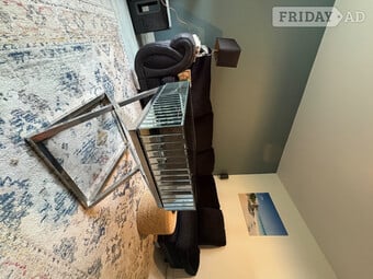 Mirrored side table
