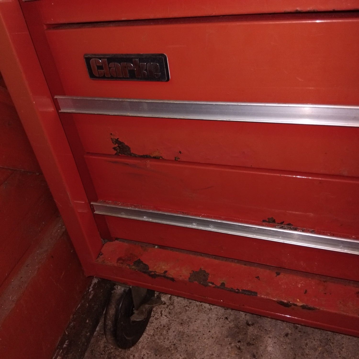 ROLLER CABINET 'CLARKE' VINTAGE LOCKING, LINED DRAWERS  - DIY in Fareham