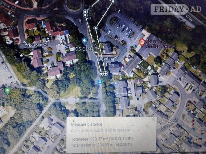 Cardiff Land & Development Property To The West Of 7 Sterling Close in Cardiff CF24 2HB Pengam Green (Splott) Caerdydd (Wales) UK.