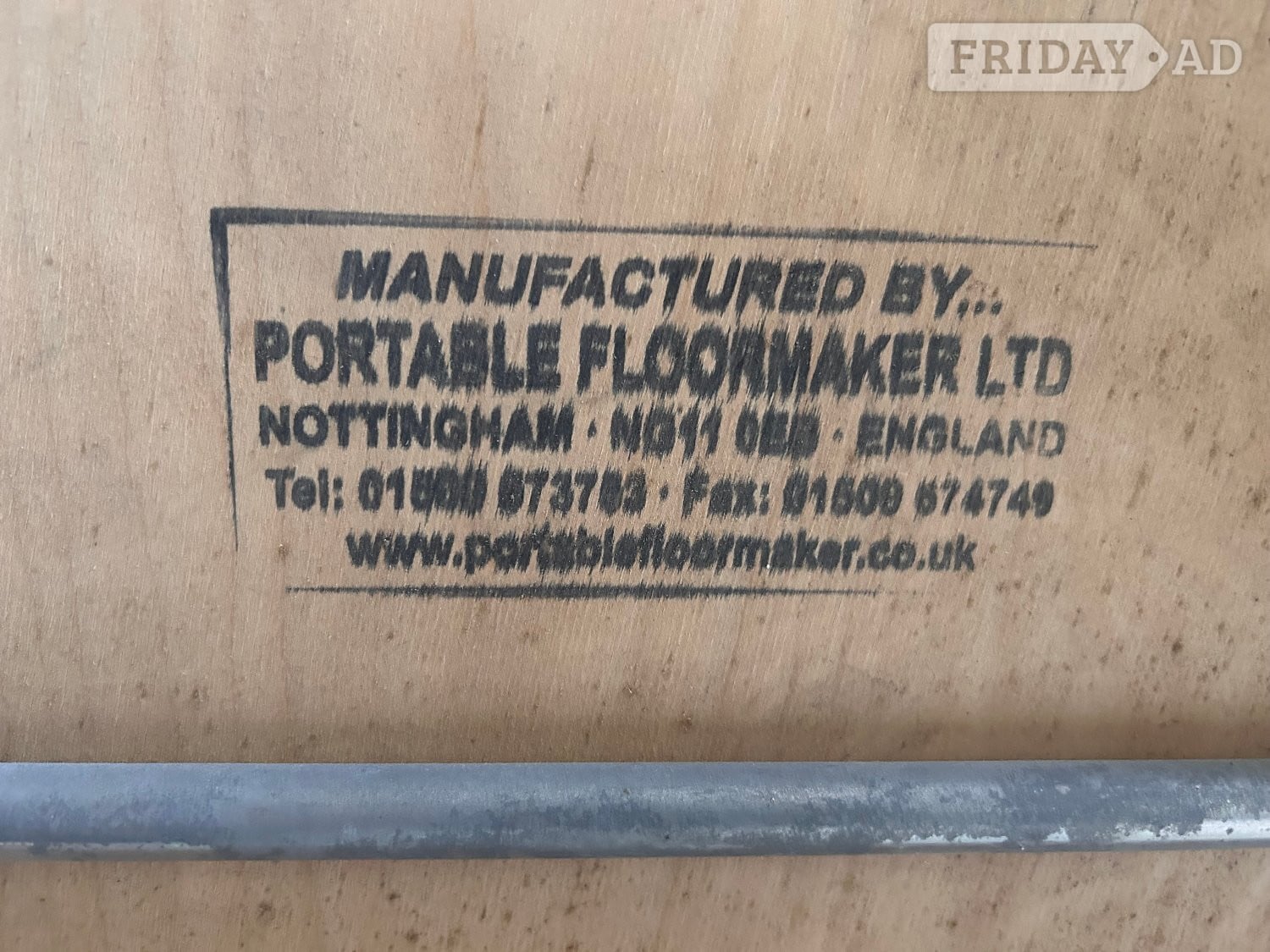Uckfield Circular 5ft conference Table with folding legs. No chairs