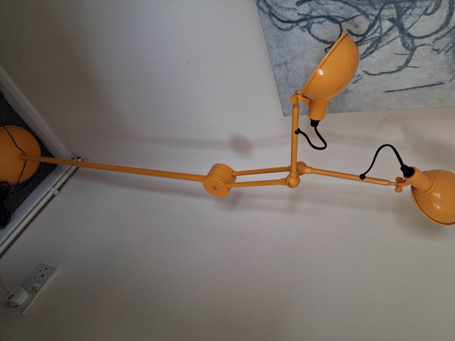 Peacehaven  Yellow retro standing light