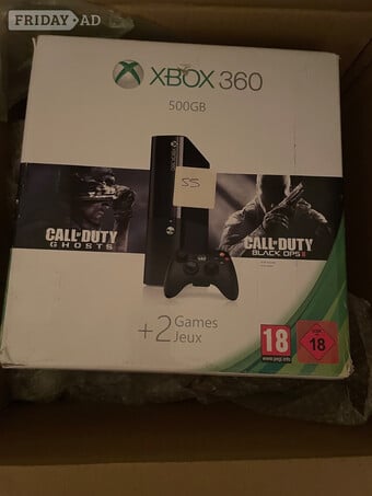 Xbox 360 500gb factory sealed original packaging & box