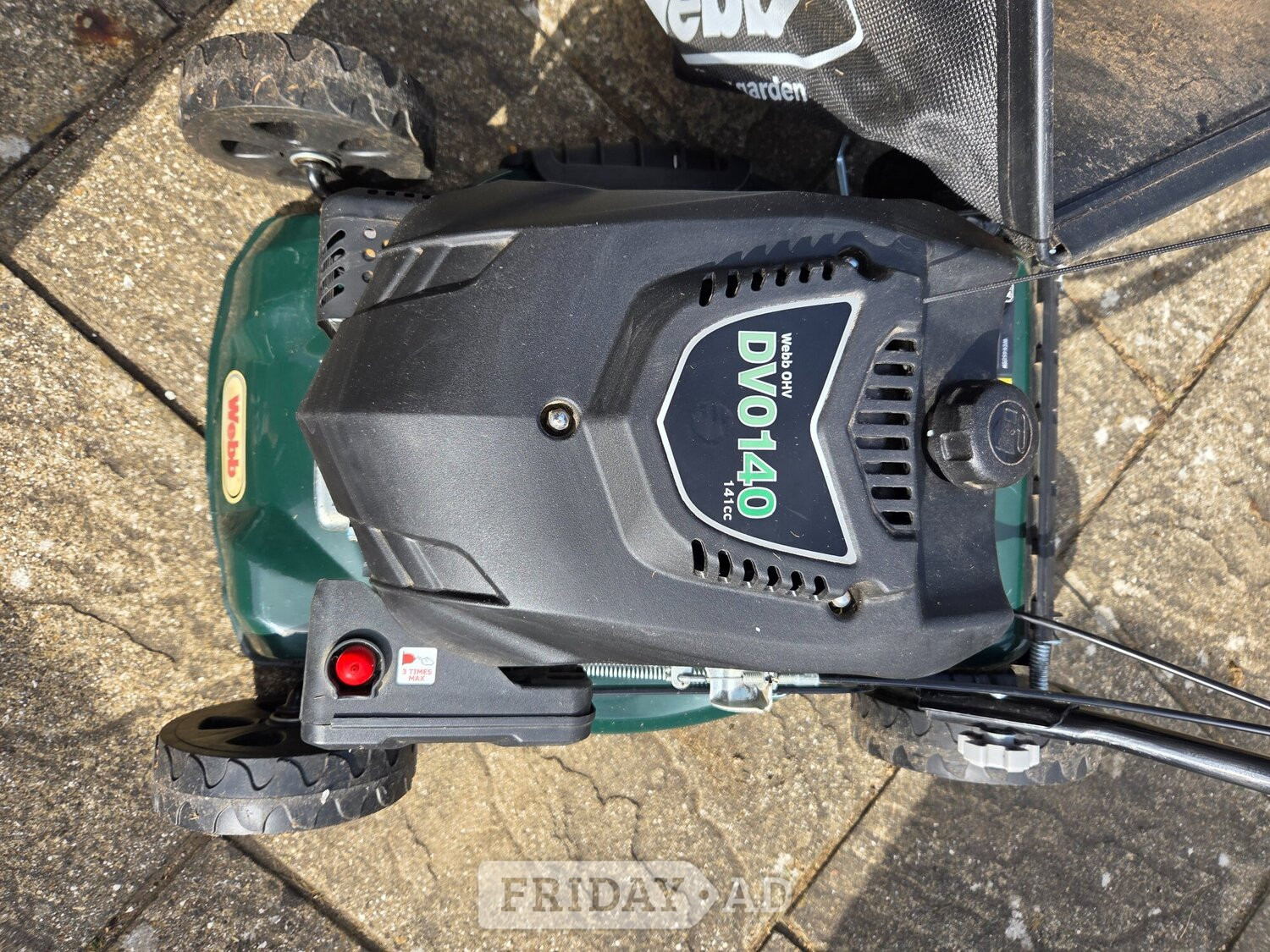 Worthing Web lawn mower like new petrol 