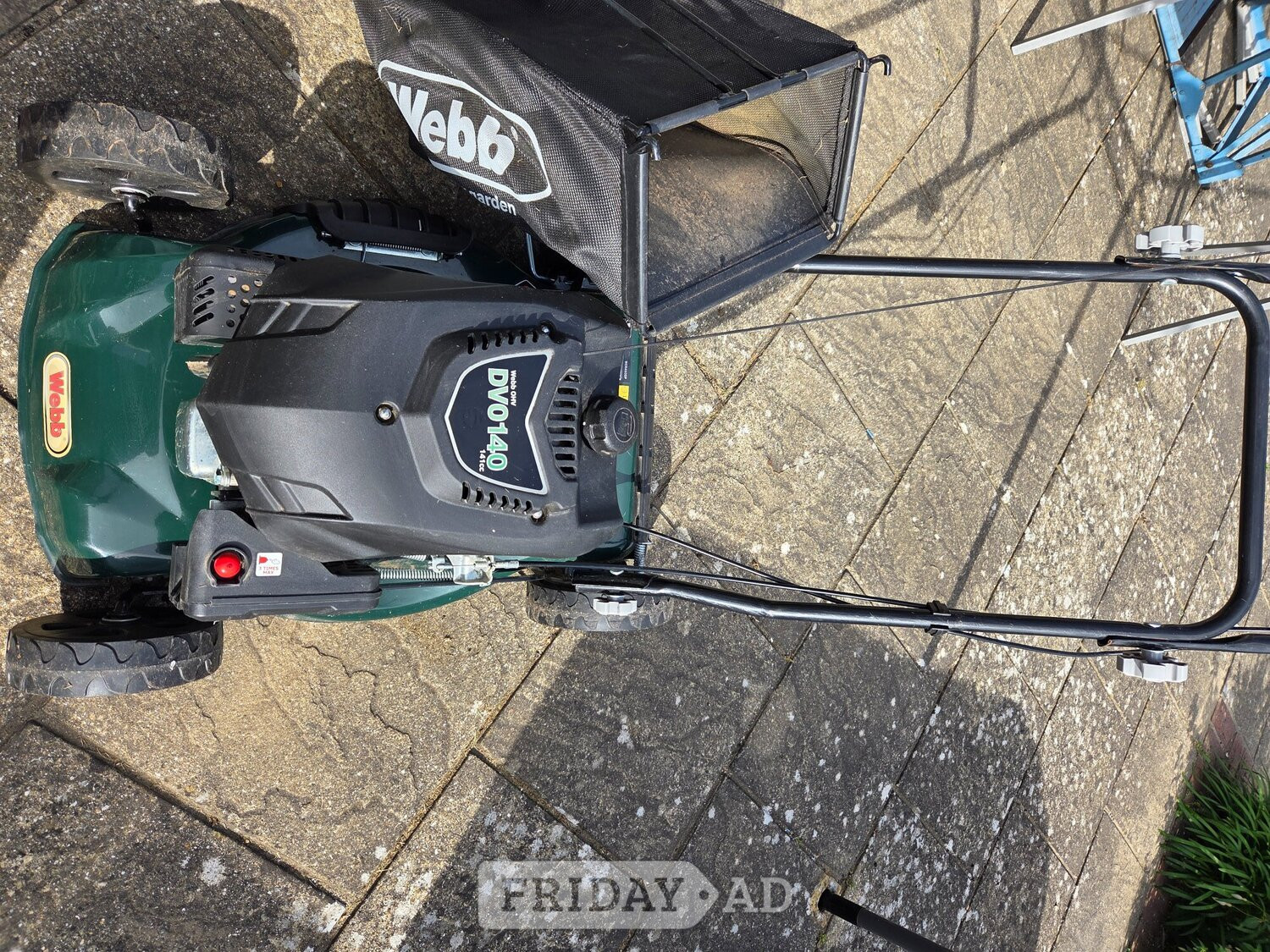 Web lawn mower like new petrol  - Garden in Worthing