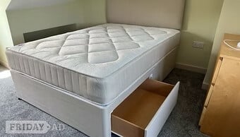 Double tender sleep super ortho Set With 2 Drawers