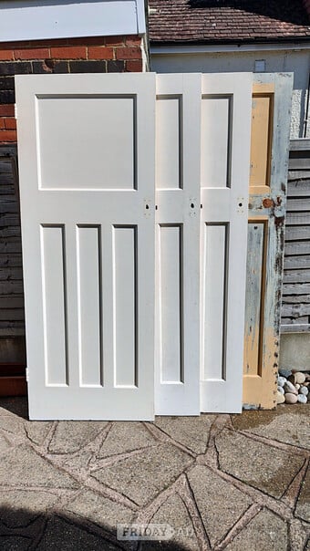 Four Original 1930s Internal Panelled Doors