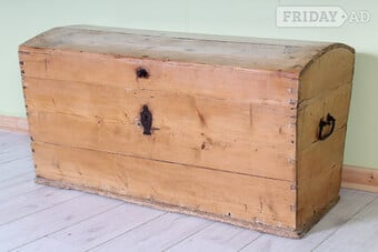 Delivery Options - Large Old Antique Pine Chest