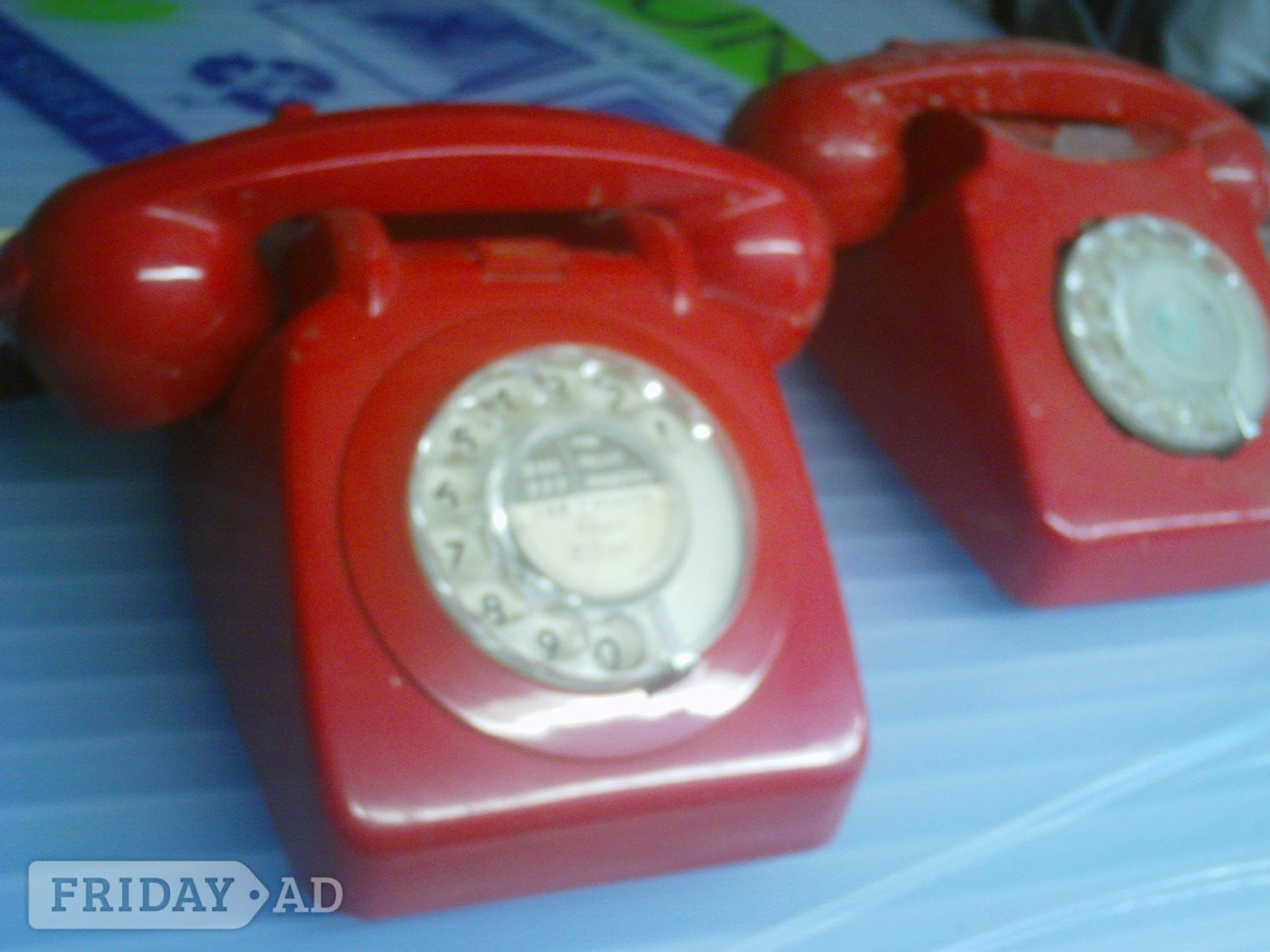 2 G.P.O. red phones in Crowborough