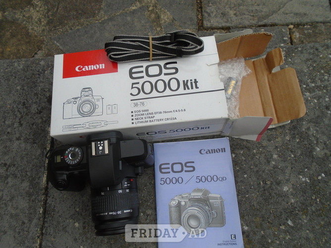 Yesteryear  New Canon EOS 5000 camera in Melksham
