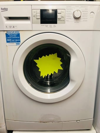 Beko 7kg load ,A+++ energy saver washing machine.
