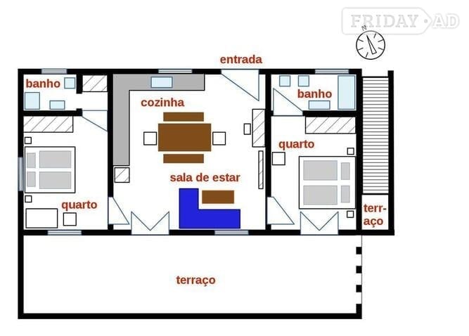 Serra de Tavira, Algarve, Portugal - Holiday home with sea view for rent