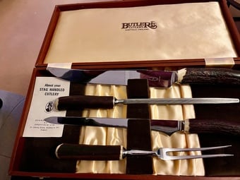 Carving Set by G Butler of Sheffield (NEW)