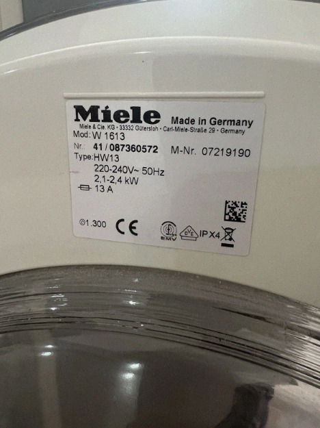 Arundel Miele Novotronic W1613 Freestanding Washing Machine