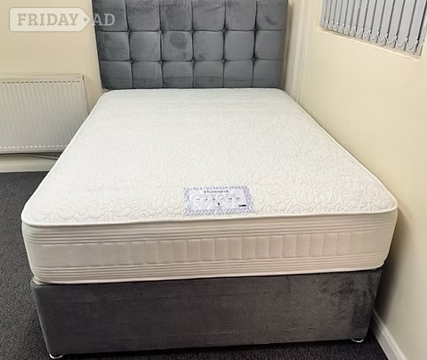Rotherham KING DIAMOND 1000 POCKET MATTRESS WITH DIVAN BASE & HEADBOARD 