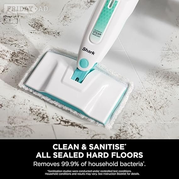 Shark Steam Mop, Lightweight Steam Mop for Hard Floors in Glasgow