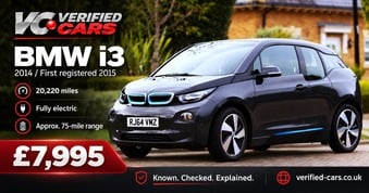 2015 BMW i3 Electric - 20,220 Miles - MOT August 2027