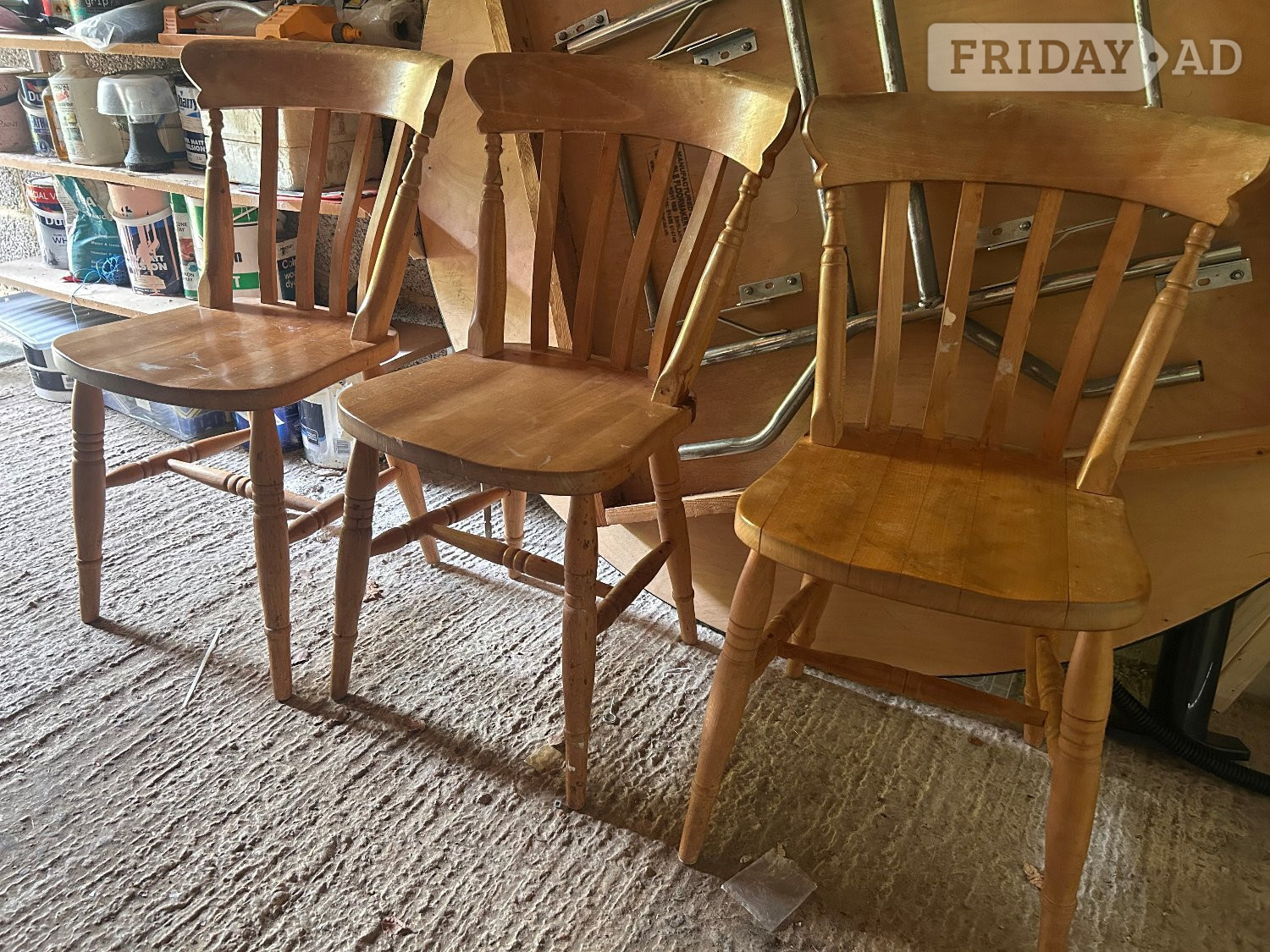 6 pine dining room chairs