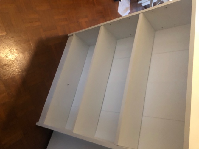 3 shelves unit 23.5” x 6.6” x 32.6” high