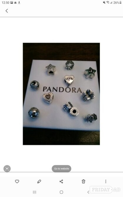 Pandora charms and clips
