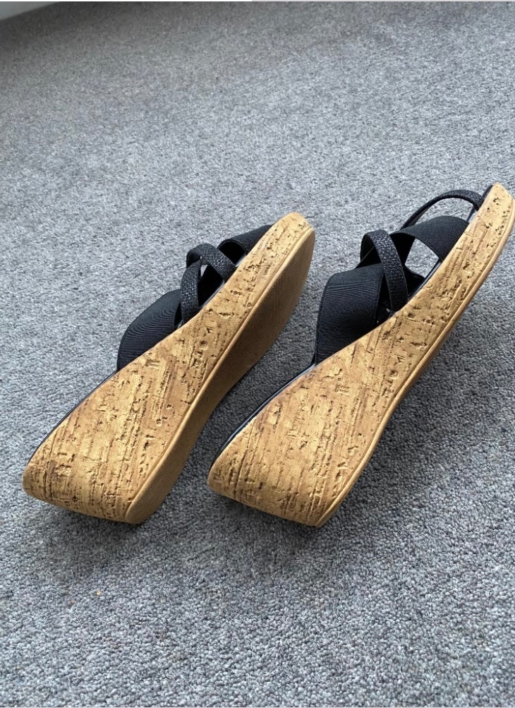 Ladies Cork Wedges size 6 - Clothing, Footwear & Accessories in Croydon