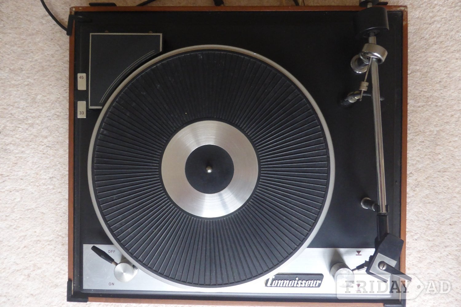 Connoisseur BD2/SAU2 Vintage HFi record deck in Wells