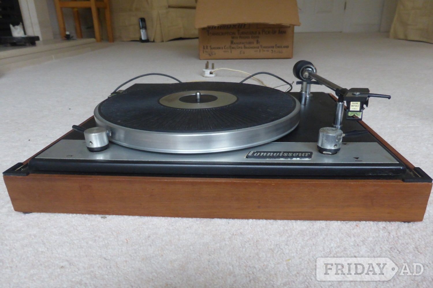 Wells Connoisseur BD2/SAU2 Vintage HFi record deck