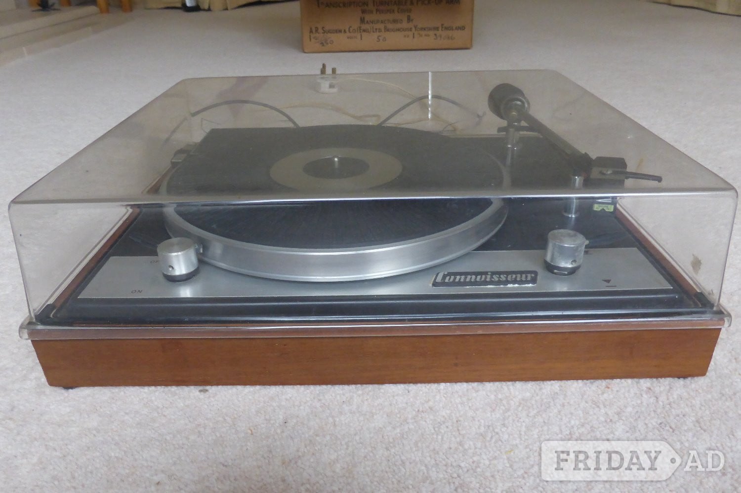 Connoisseur BD2/SAU2 Vintage HFi record deck - Tv, Audio & Cameras in Wells