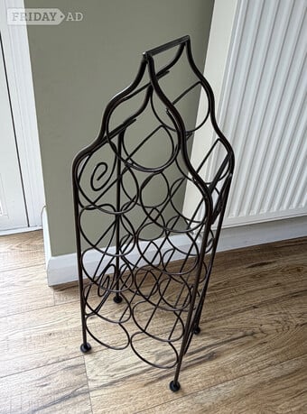 Wine Rack - Black cast iron