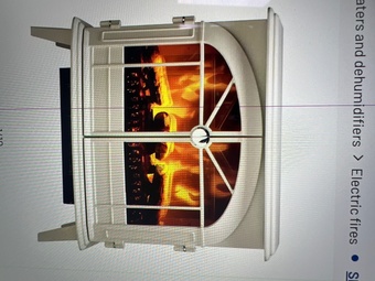 Freestanding Electric powered wood burner, 