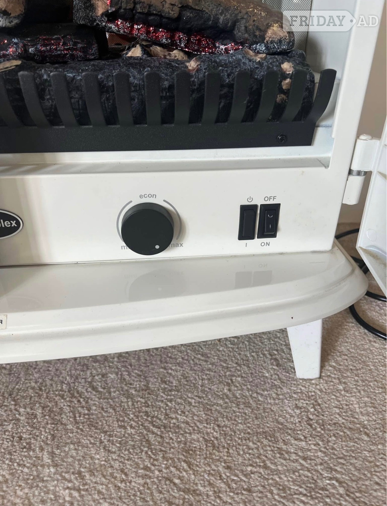 Freestanding Electric powered wood burner,  - Heating & Cooling