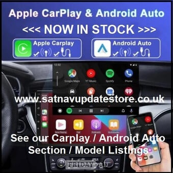 UK & EUROPEAN VEHICLE SATELLITE NAVIGATION MAP UPDATES