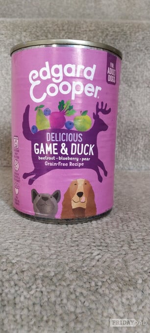 Tinned Dog Food - Edgard & Cooper - Game & Duck - 6 Pack- BARGAIN