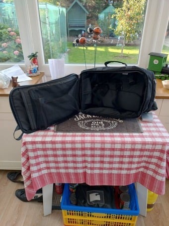 Two underseat Cabin bags