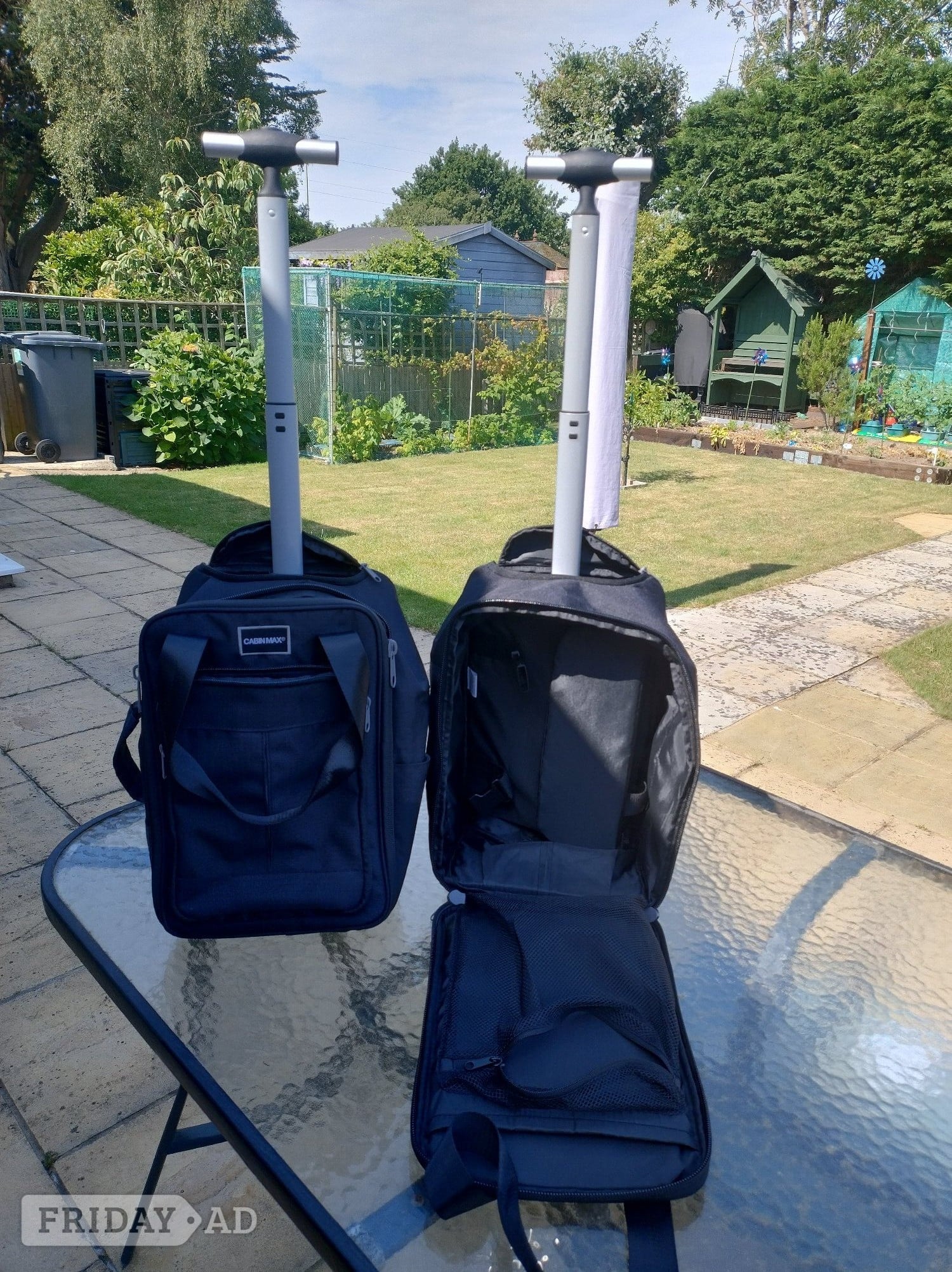 Two underseat Cabin bags