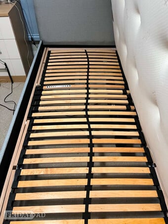 Single electric adjustable bed