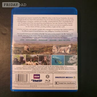 BBC Earth Spy in the Wild Blu Ray 2 Disc set. 