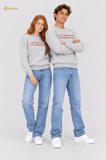 Men’s & Ladies Sweatshirts Without Hood | Stylish Everyday Wear