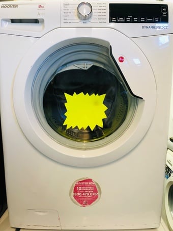 Hoover washing machine 8KG load with 1600 rpm 