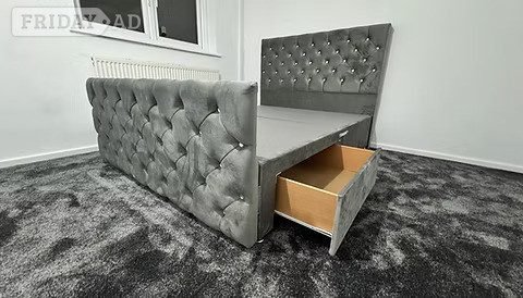 DOUBLE - MILANO divan 4 drawers Floor standing Hb & Footboard in Rotherham